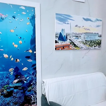 Apartament A45 Viviendaturisticavalencia Mundo Walencja